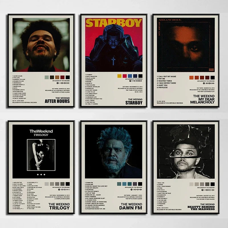Weeknd Album Inspired Poster