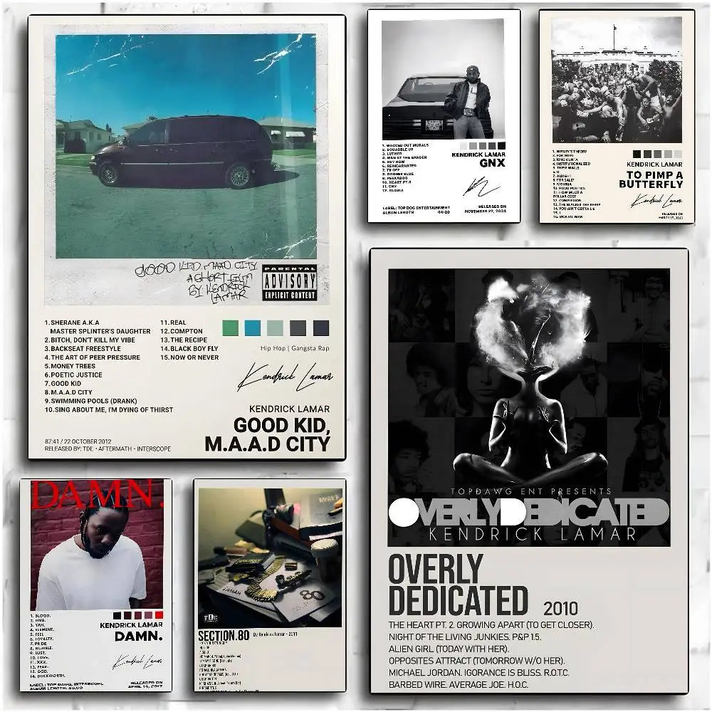 Kendrick Lamar Album Inspired Poster