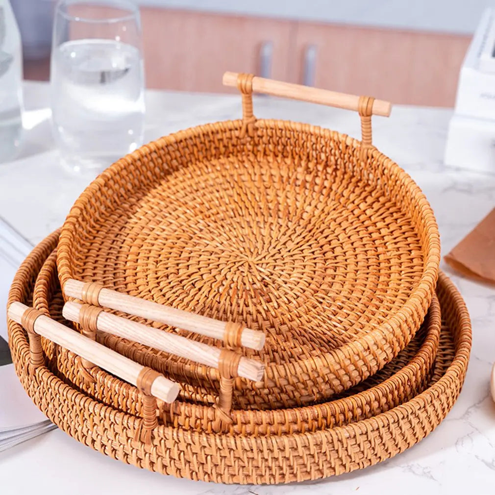 Rattan Storage Tray