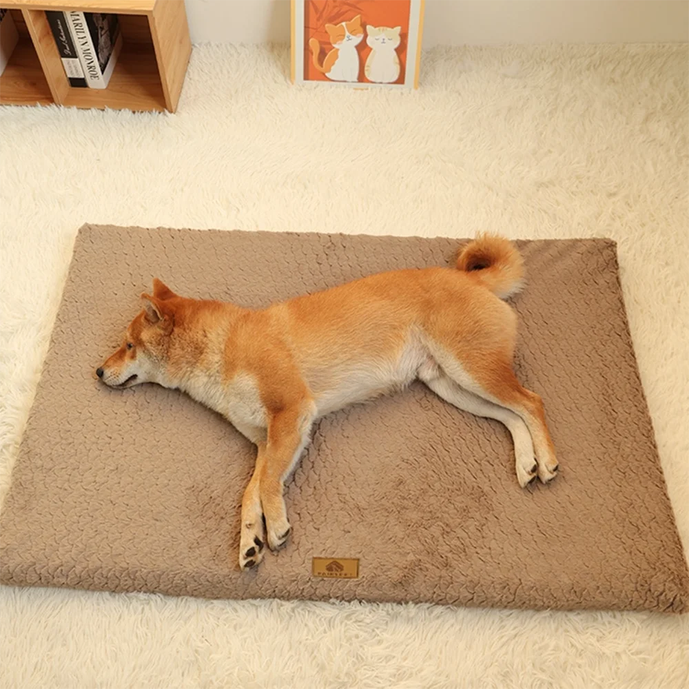 Non-Slip Faux Fur Orthopaedic Pet Bed