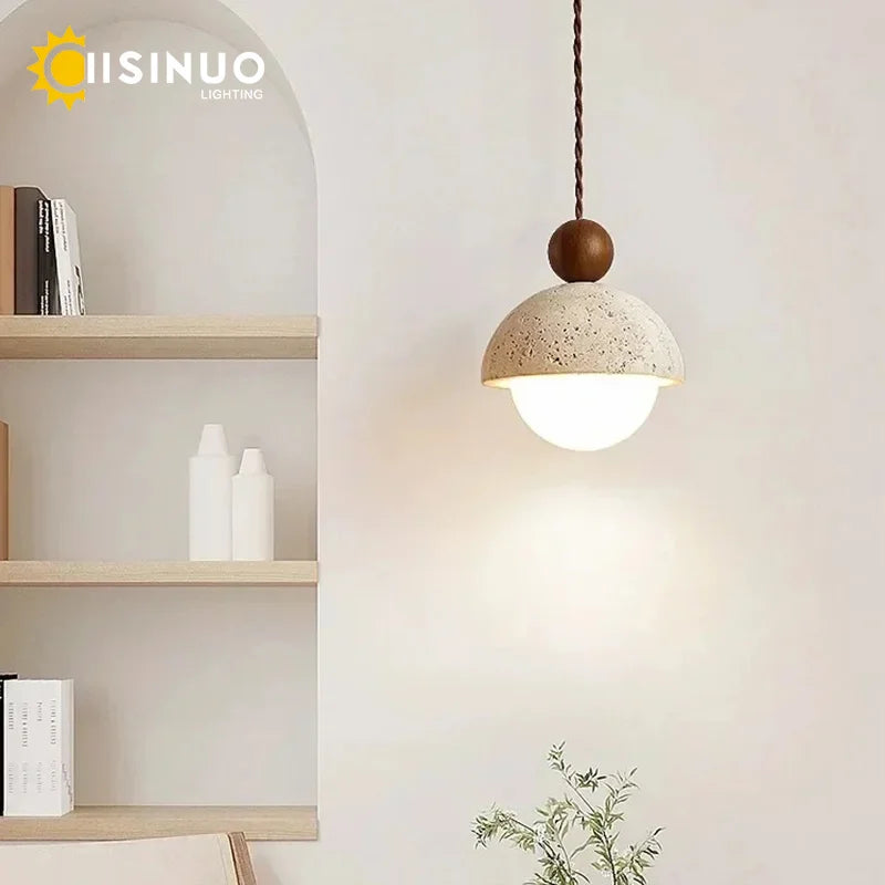 Travertine Pendant Light