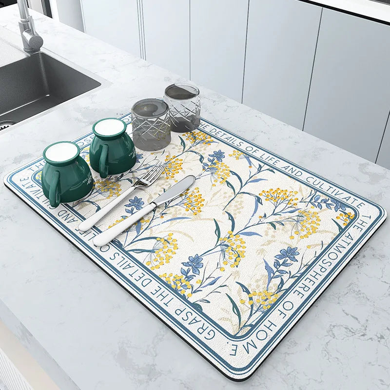Absorbent Non-Slip Bath Mat