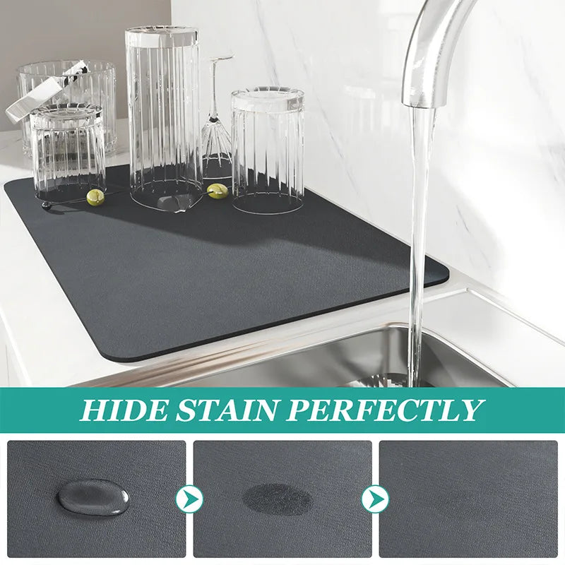 Absorbent Non-Slip Bath Mat