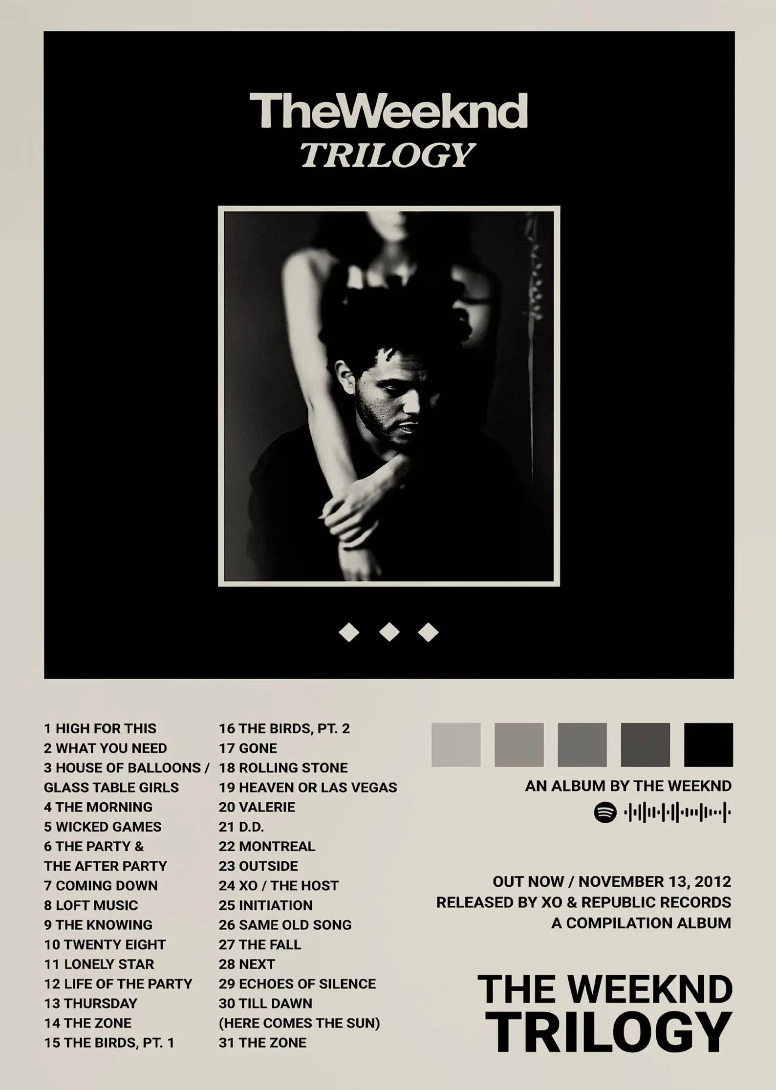 Weeknd Album Inspired Poster