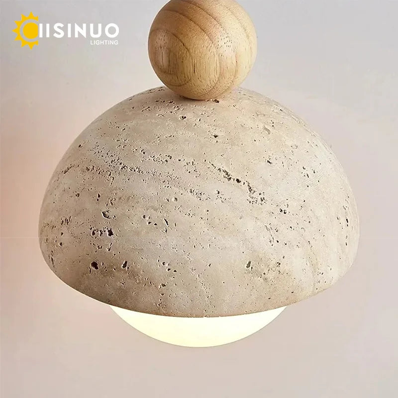 Travertine Pendant Light