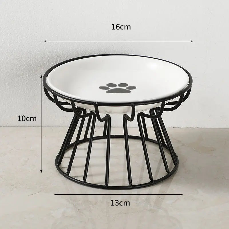 Ceramic Nordic Raised Pet Bowl