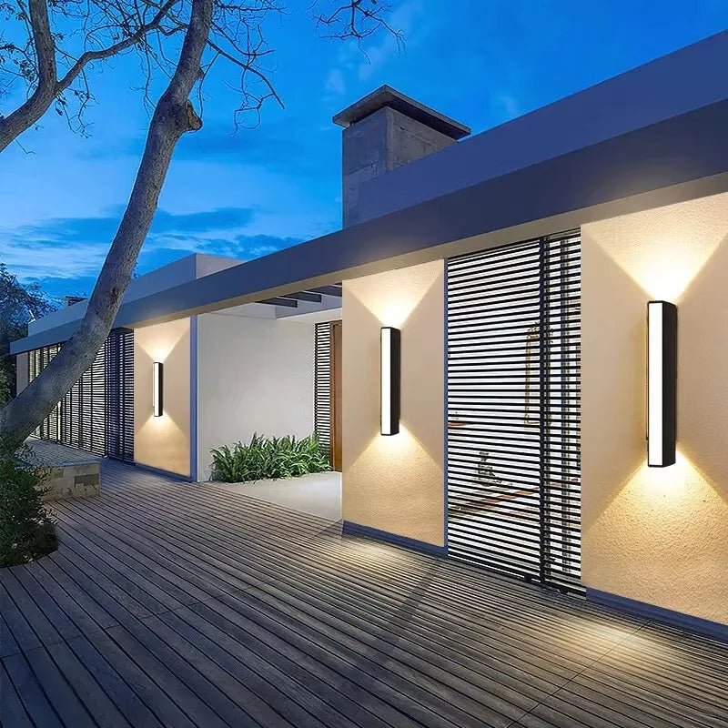 Modern IP65 Aluminium Outdoor Wall Light