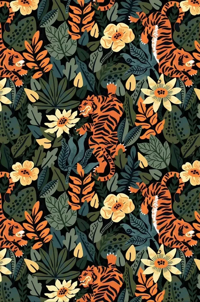 Tiger Area Rug