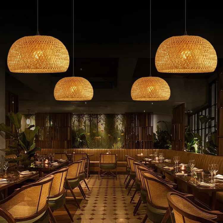 Rattan Pendant Light