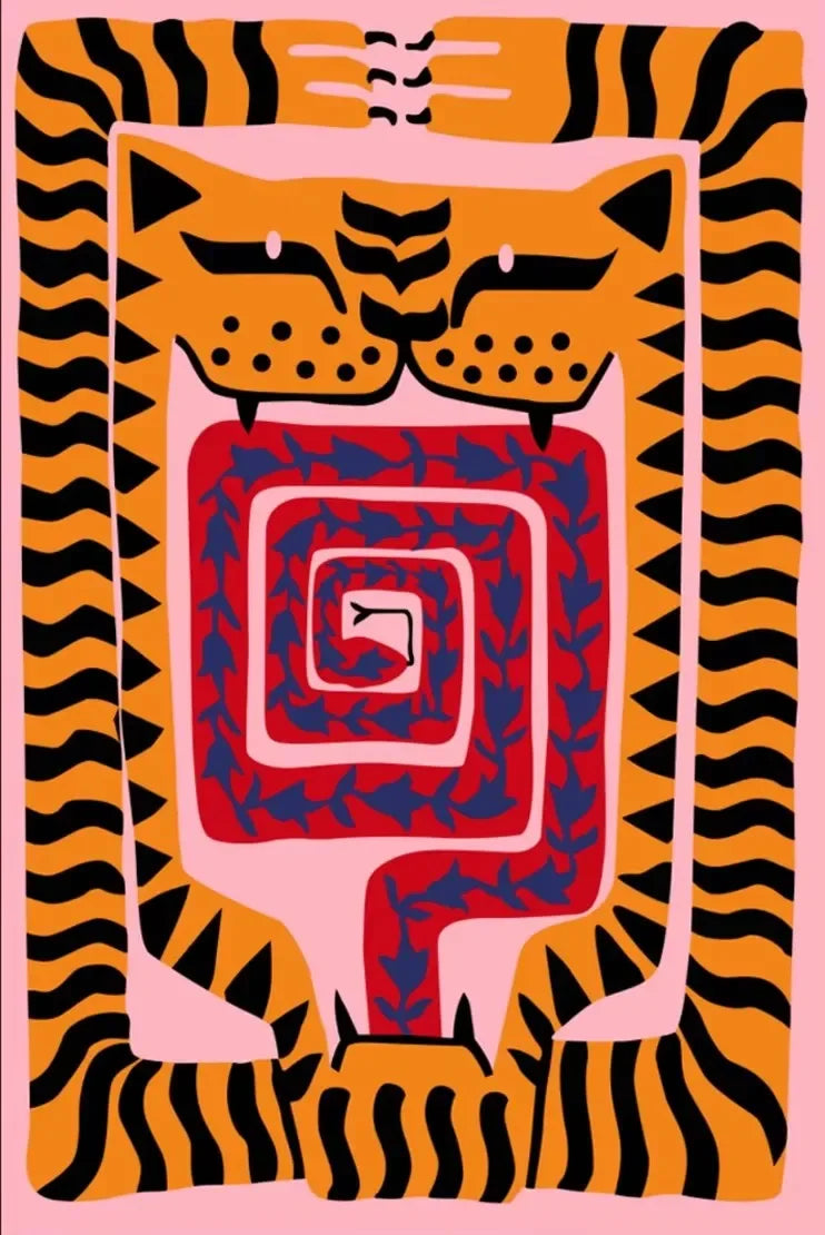 Tiger Area Rug