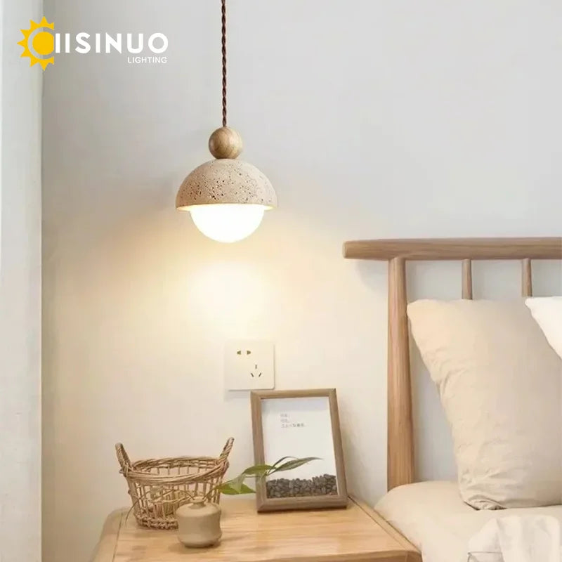 Travertine Pendant Light