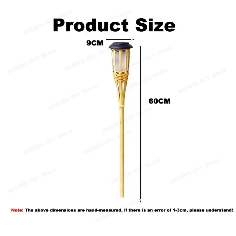 Bamboo Solar Garden Light