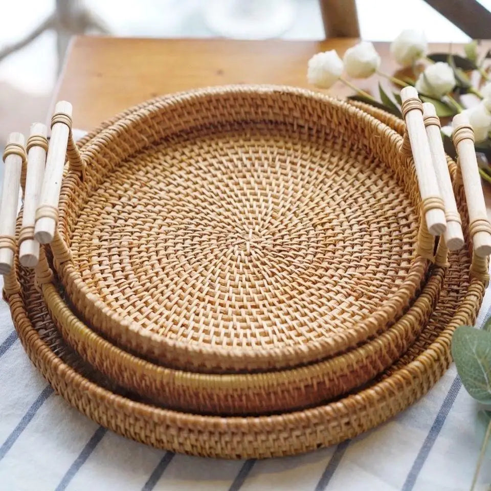 Rattan Storage Tray