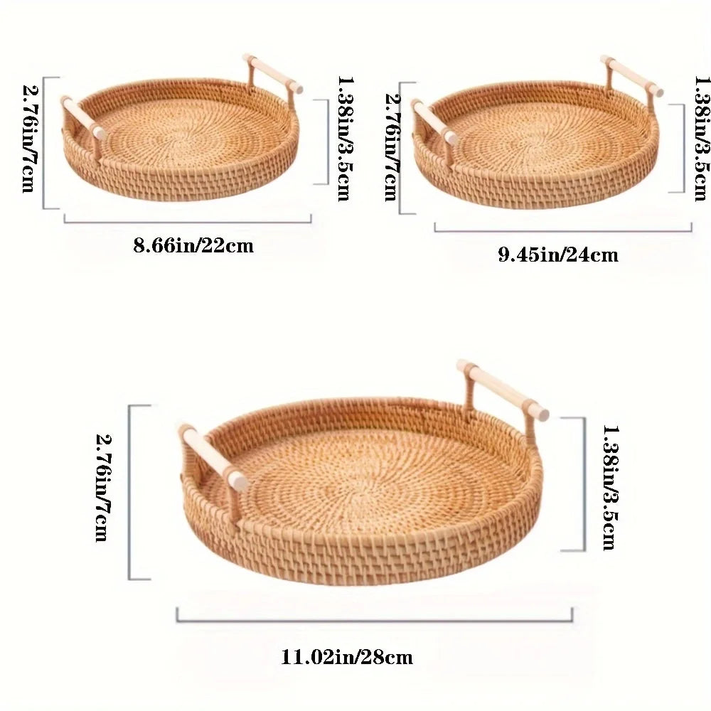 Rattan Storage Tray