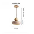 Travertine Wabi-Sabi Pendant Light