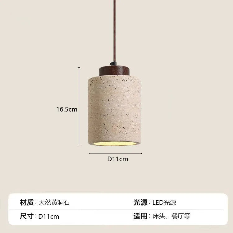 Travertine Modern Pendant Light