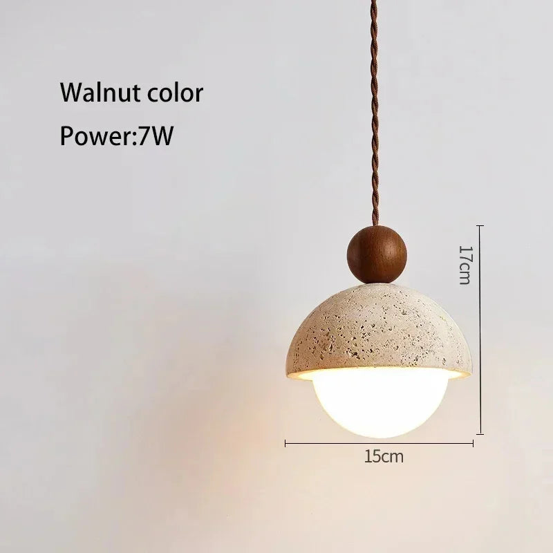 Travertine Pendant Light