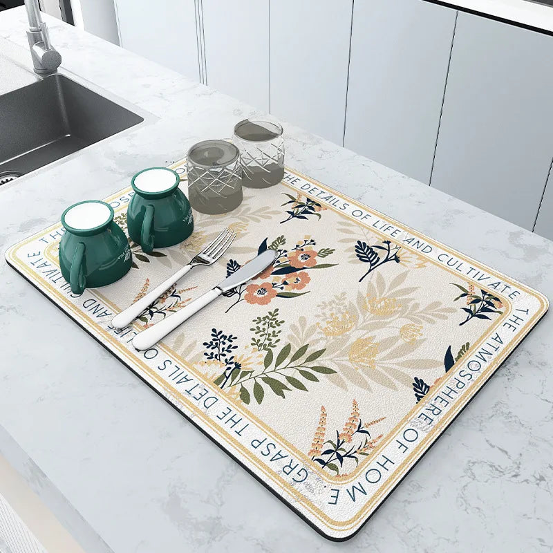 Absorbent Non-Slip Bath Mat