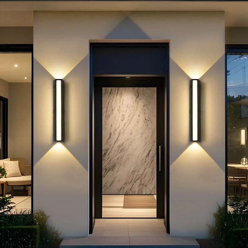 Modern IP65 Aluminium Outdoor Wall Light