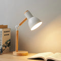 Wooden Nordic Bedside Table Lamp