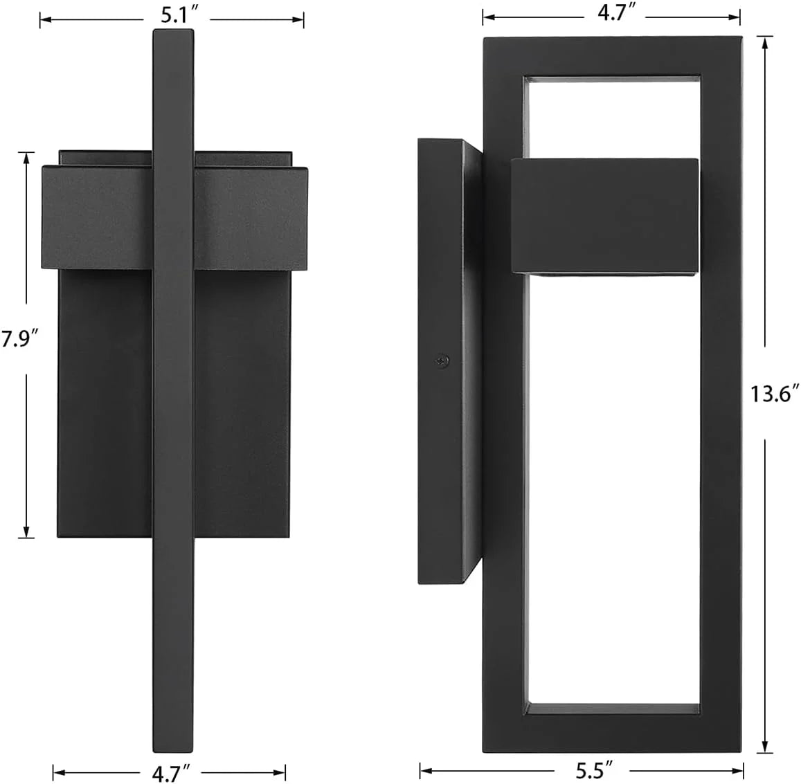 Retro IP65 Aluminium Outdoor Wall Light