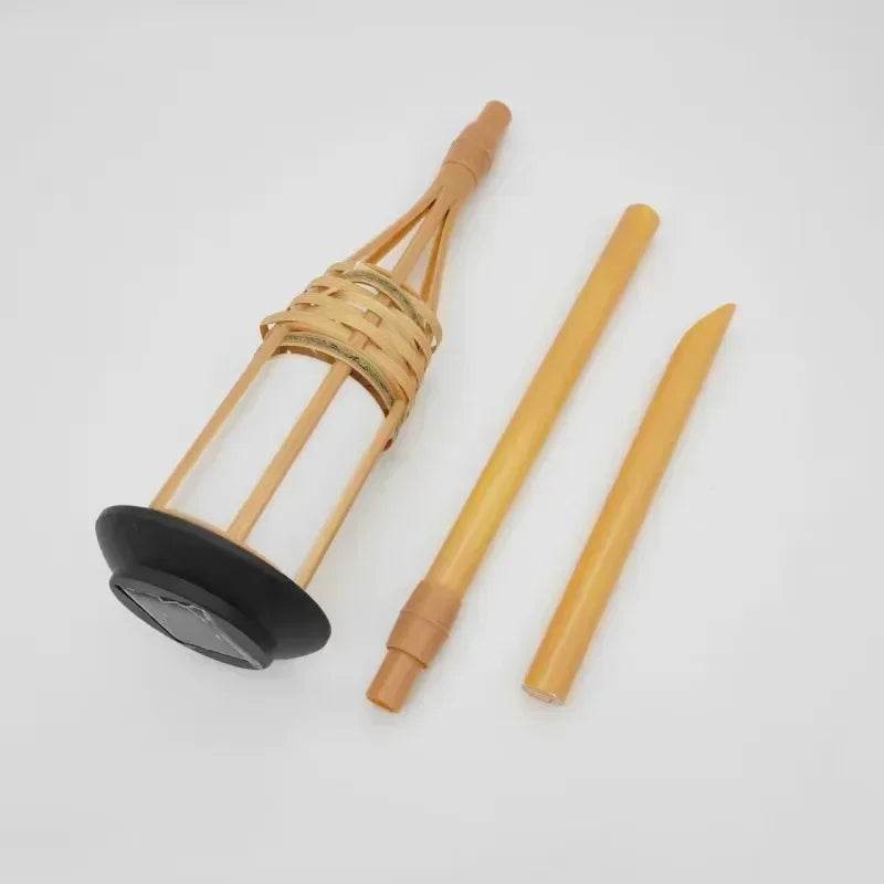 Bamboo Solar Garden Light