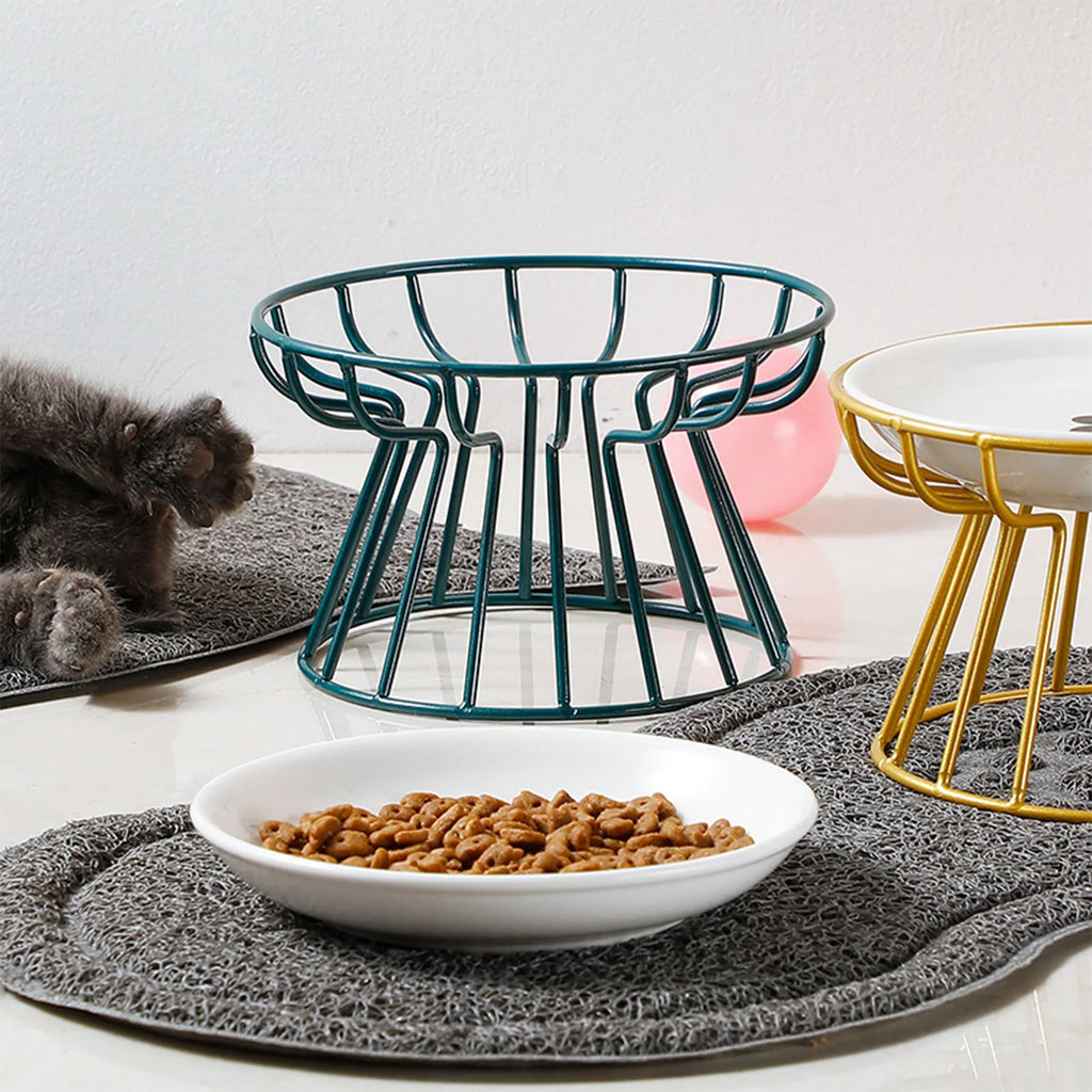 Ceramic Nordic Raised Pet Bowl