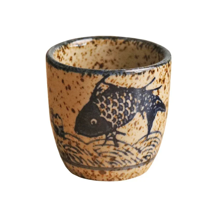 Ceramic Japanese Sake Cup