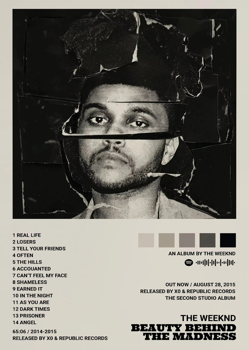 Weeknd Album Inspired Poster