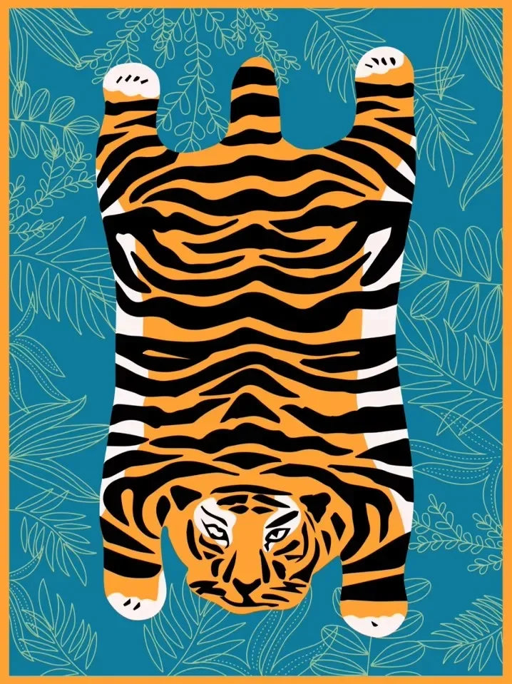 Tiger Area Rug