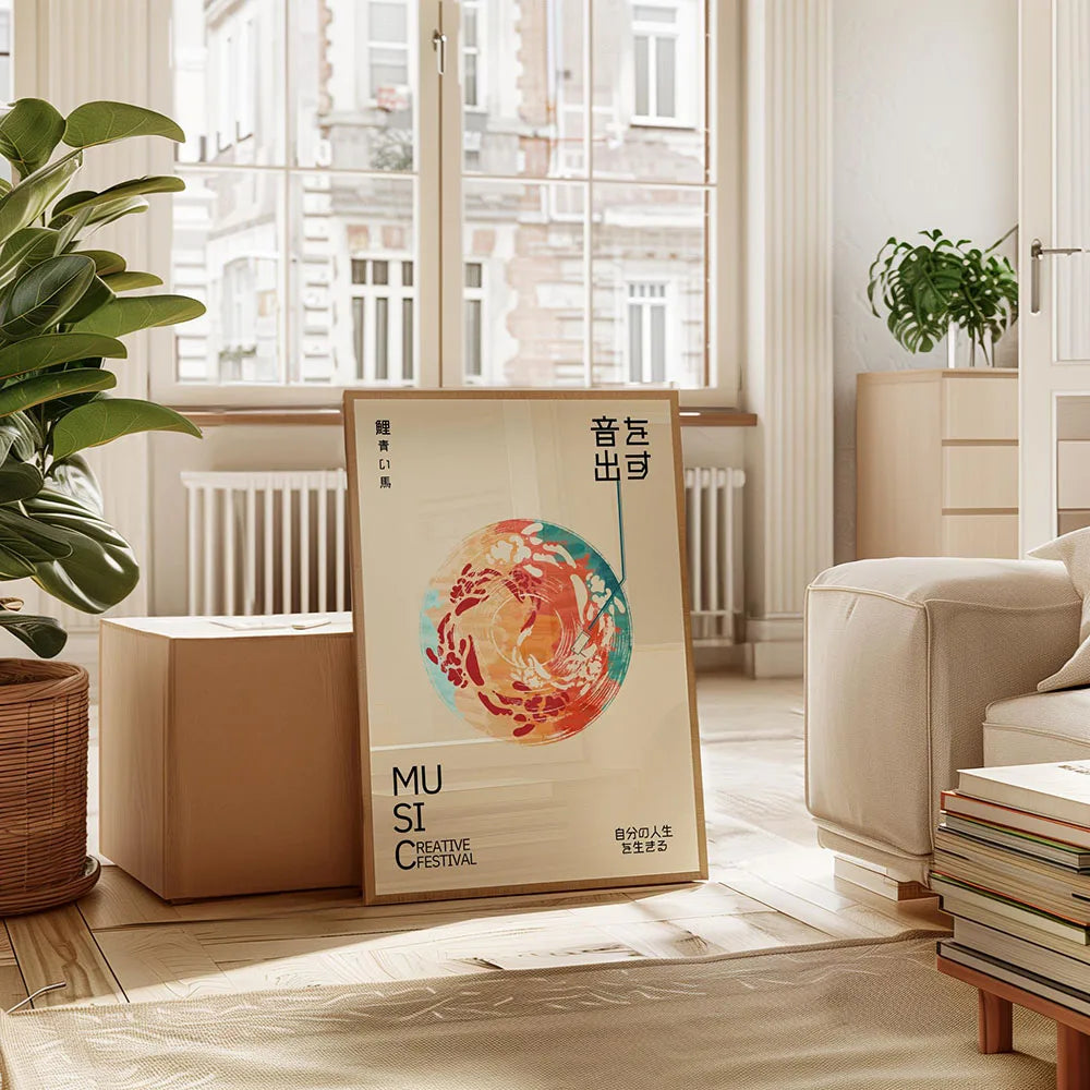Japanese Koi Fish Canvas Print