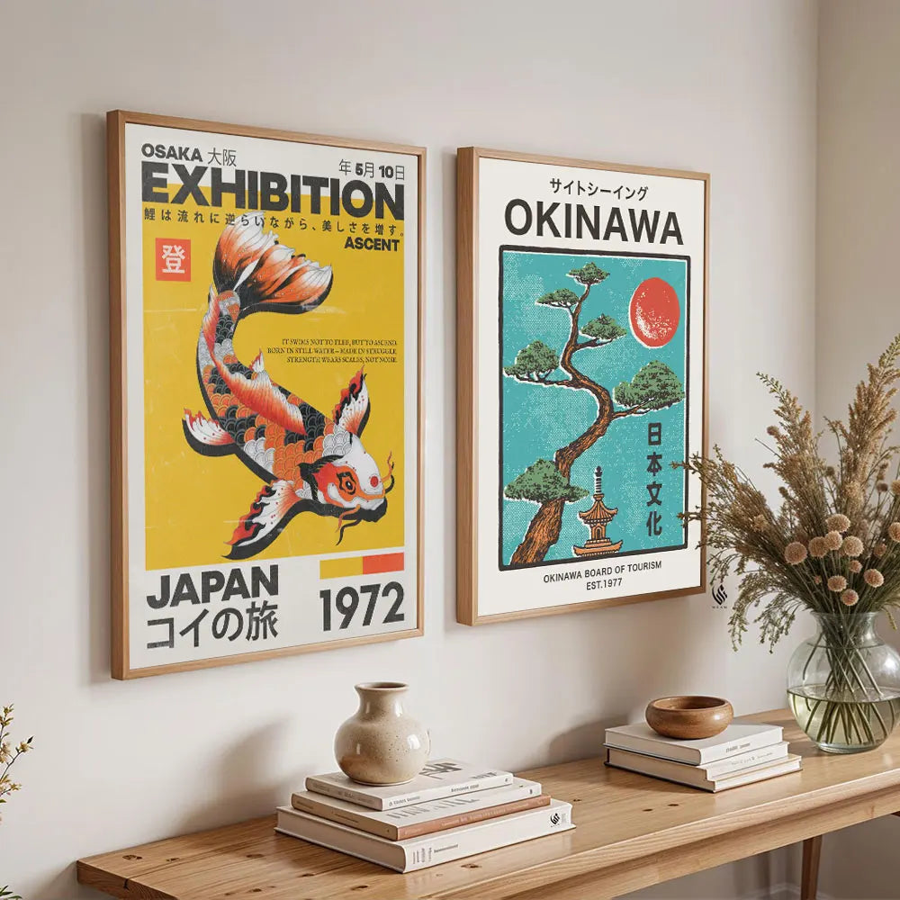 Japanese Koi Fish Canvas Print