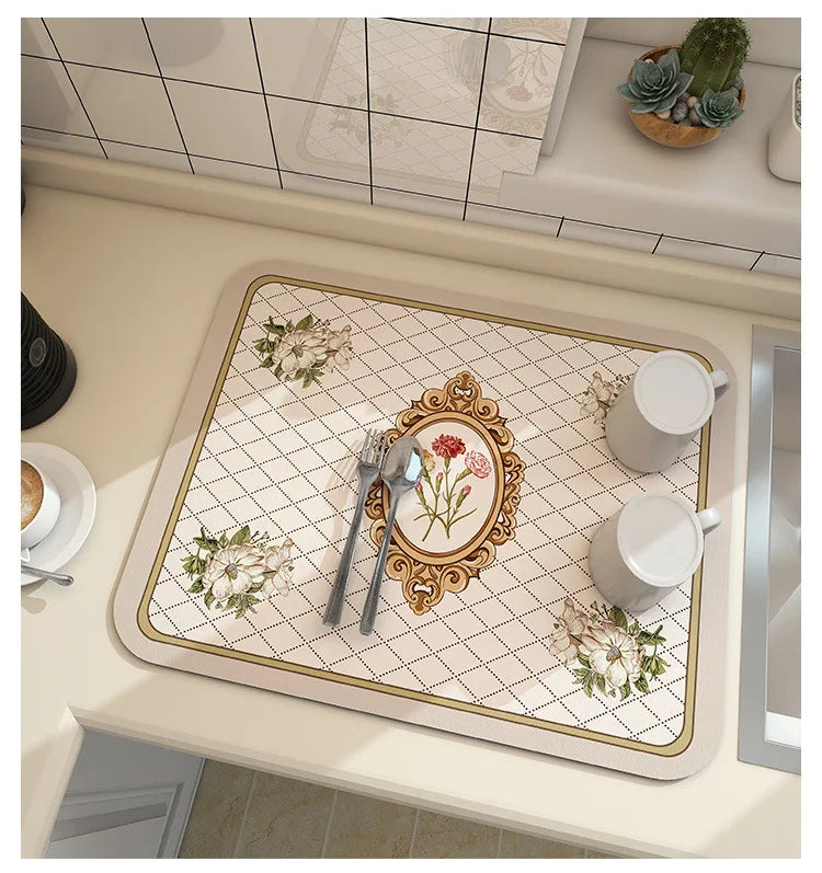 Absorbent Non-Slip Bath Mat
