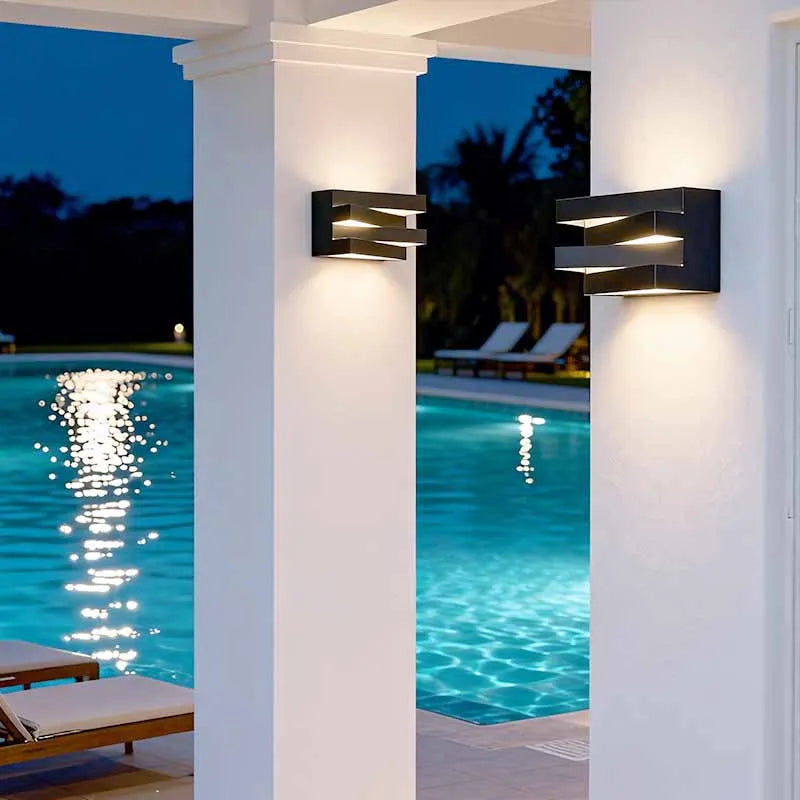 Aluminium Modern Outdoor Wall Light