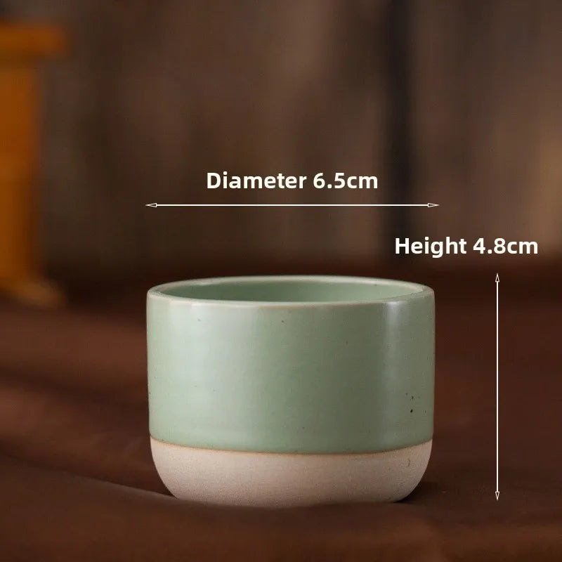 Stoneware Ceramic Japanese Tea Cup + Set