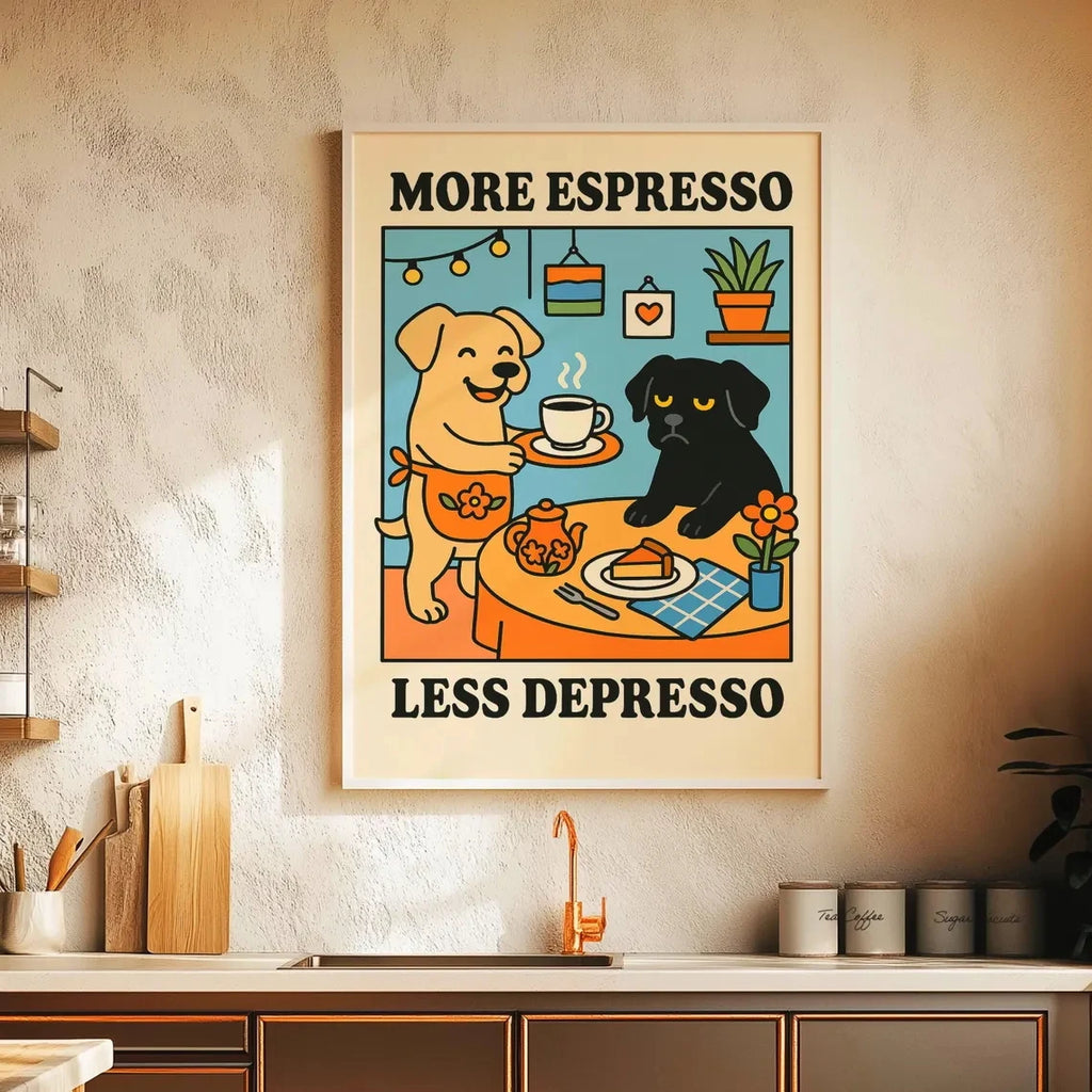 Black Cat Wall Print