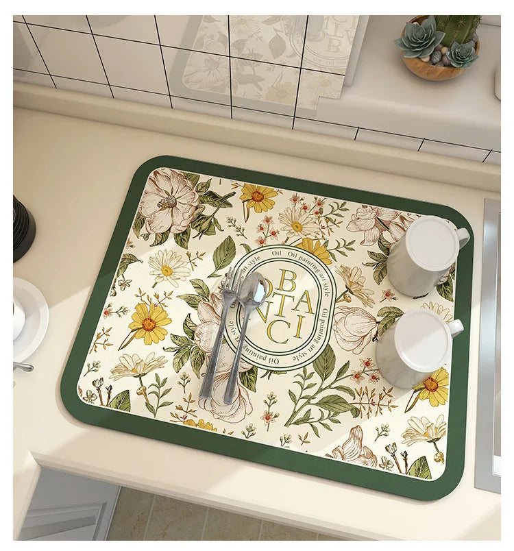 Absorbent Non-Slip Bath Mat