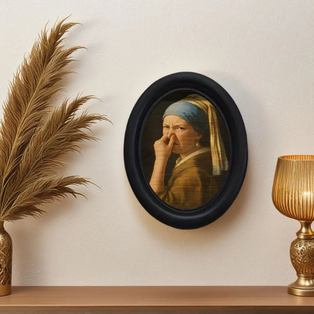 Framed Wooden Character Wall Print