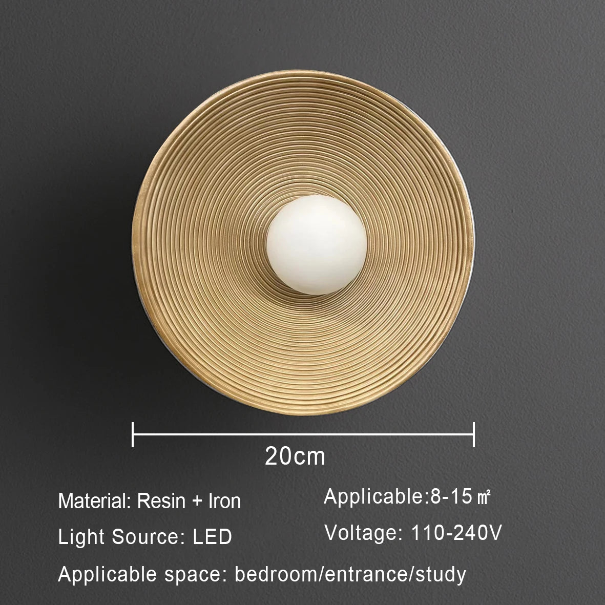 Wabi-Sabi Wall Sconce