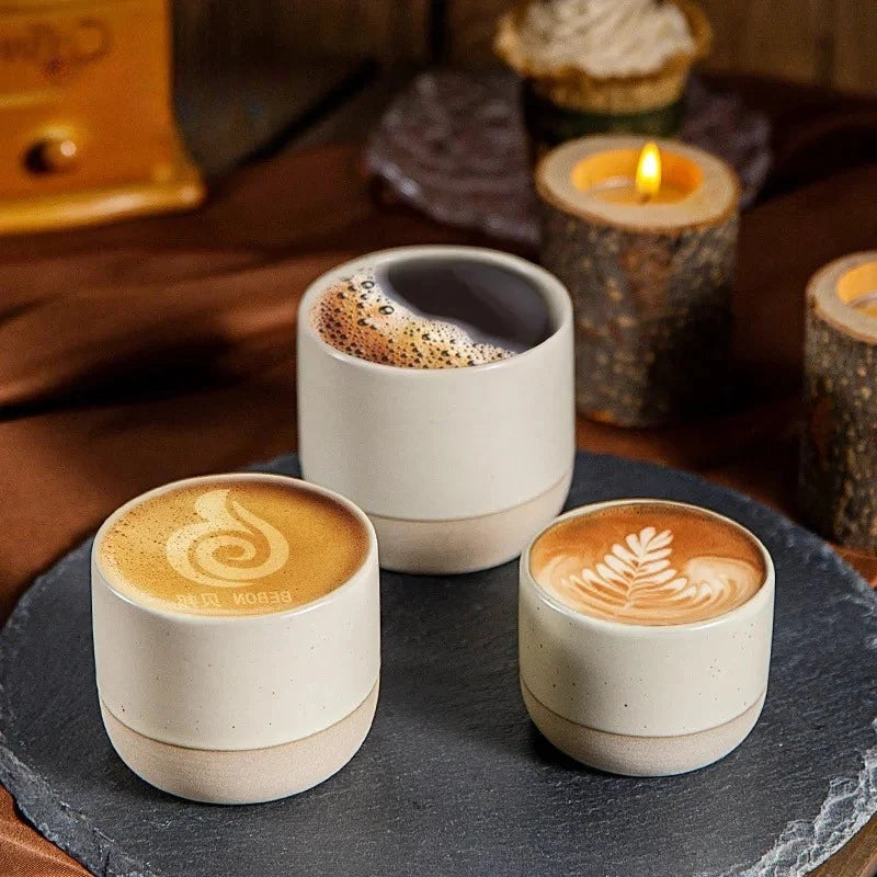 Stoneware Ceramic Japanese Tea Cup + Set