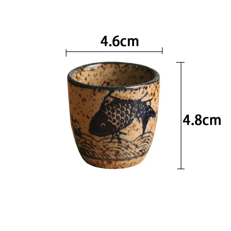 Ceramic Japanese Sake Cup