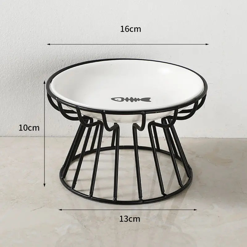 Ceramic Nordic Raised Pet Bowl