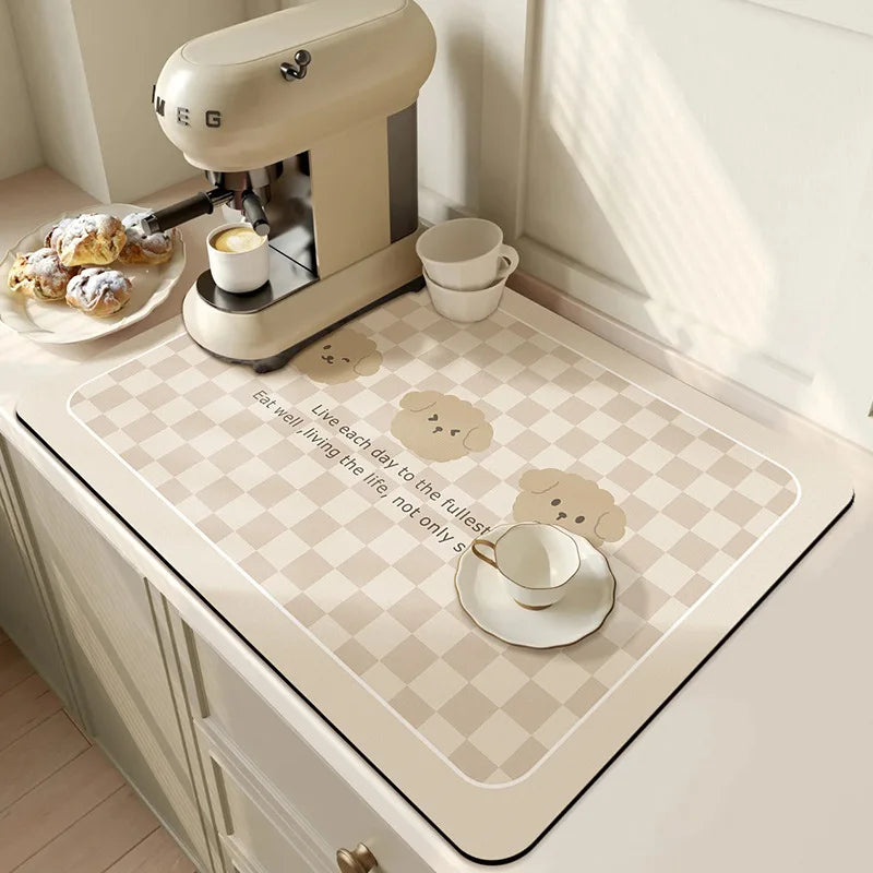 Absorbent Non-Slip Bath Mat