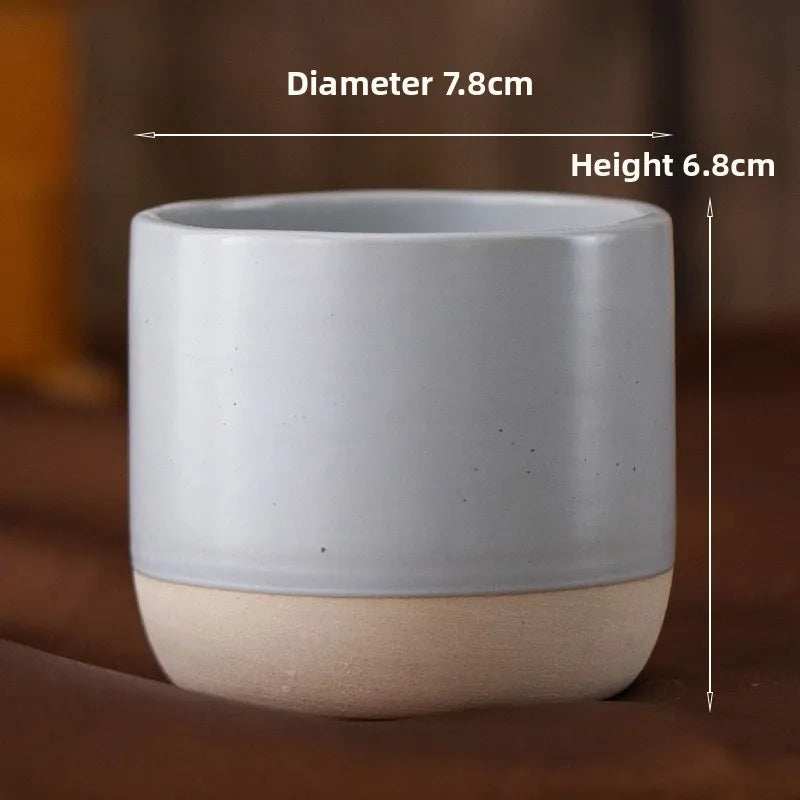 Stoneware Ceramic Japanese Tea Cup + Set