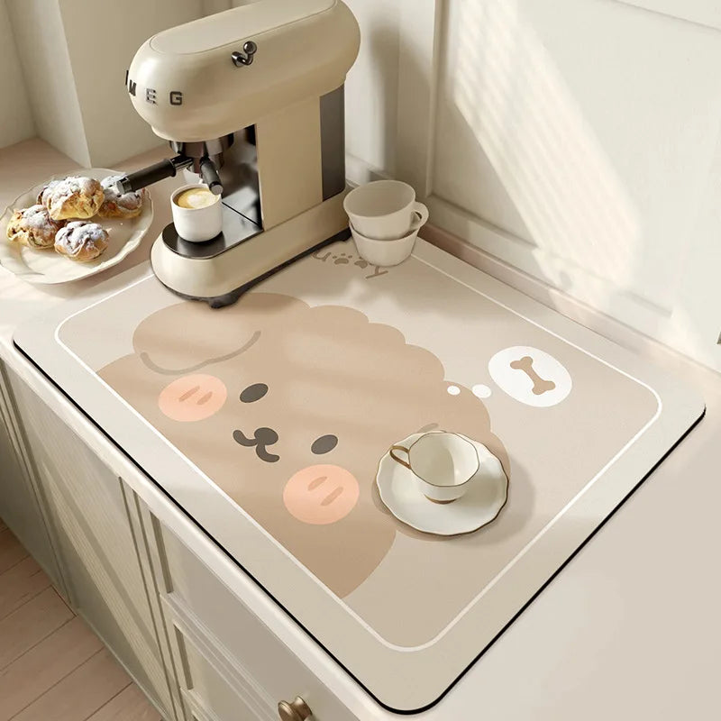 Absorbent Non-Slip Bath Mat