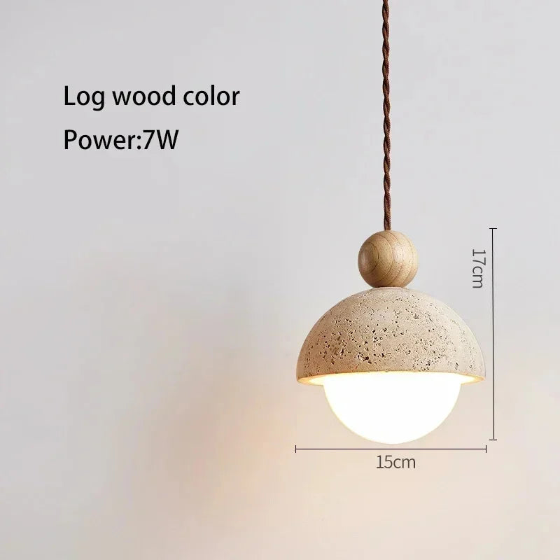 Travertine Pendant Light