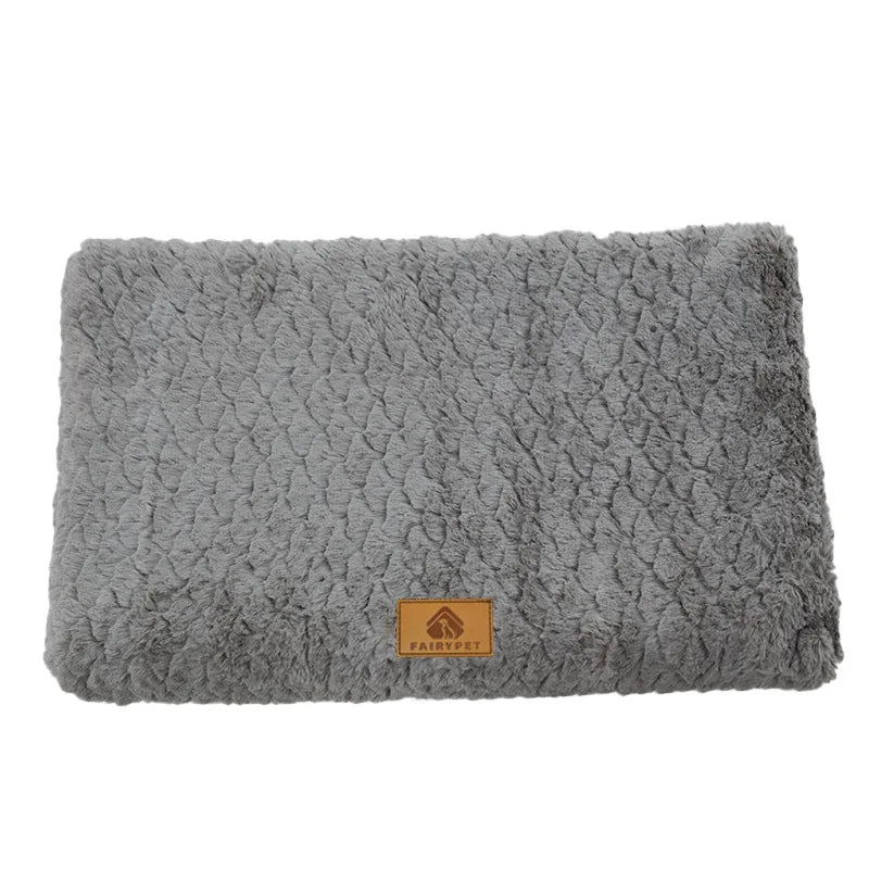 Non-Slip Faux Fur Orthopaedic Pet Bed