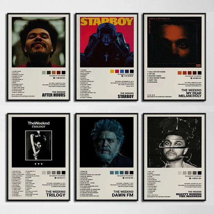 Weeknd Album Inspired Poster