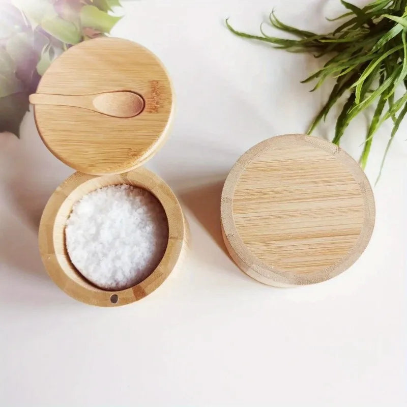 Bamboo Condiment Jar