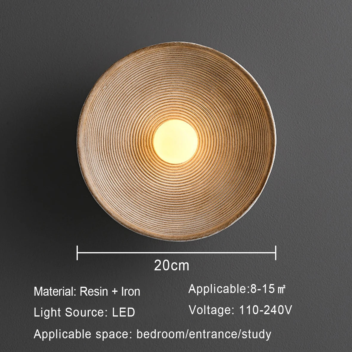 Wabi-Sabi Wall Sconce